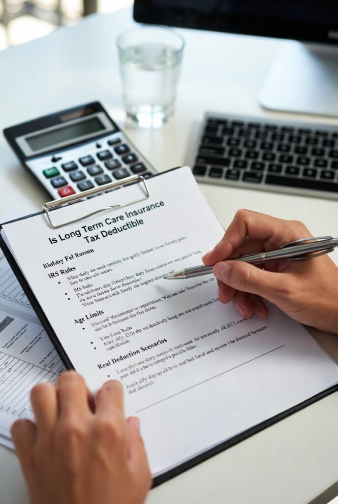 Is Long Term Care Insurance Tax Deductible